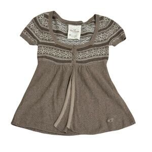 Coquette fairy grunge hollister sweater top y2k
Fits like XS